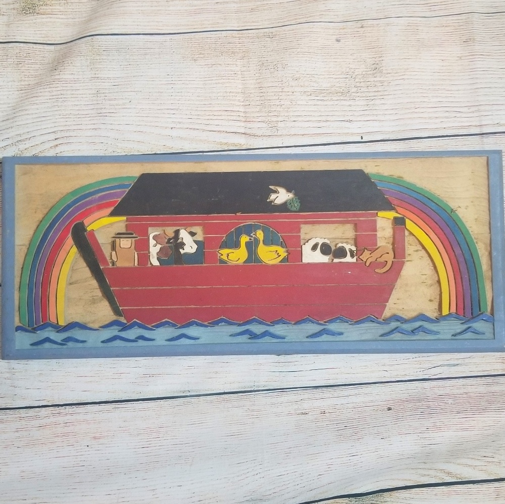 Noah's Ark wall plaque
